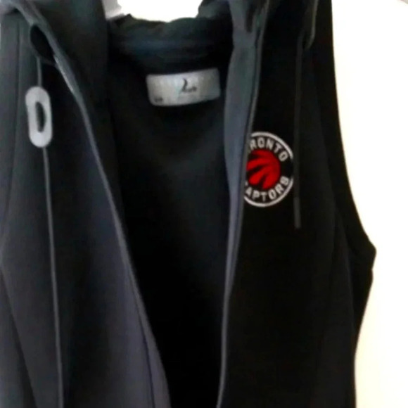 Levelwear Verve Toronto Raptors NBA Full Zip Hooded Vest  w/Pockets Size S - Picture 1 of 7